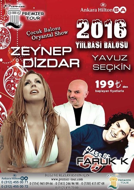 Ankara HiltonSA Yılbaşı Programı 2016