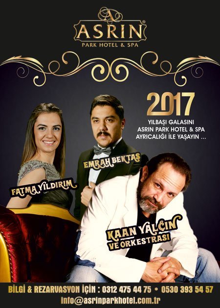 Asrın Park Hotel 2017 Yılbaşı Program