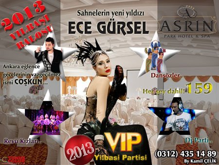 Asrın Park Otel 2013 Yılbaşı Programı