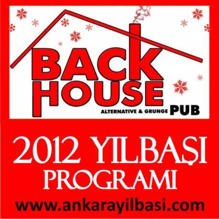 Back House Rock Bar 2012 Yılbaşı Programı