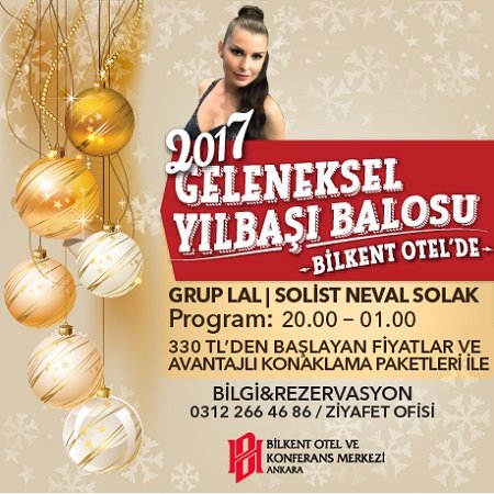 Bilkent Otel Ankara Yılbaşı 2017