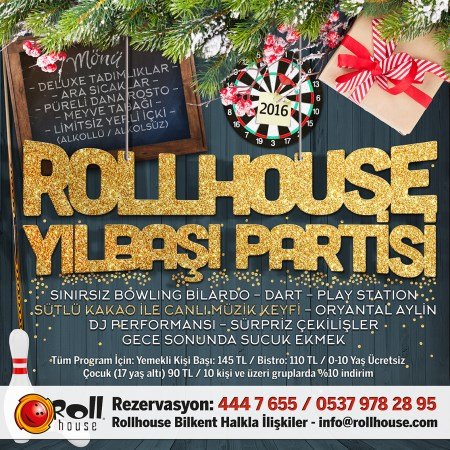 Rollhouse Yılbaşı Programı 2016