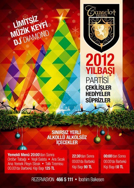 Camelot Irish Pub 2012 Yılbaşı Programı