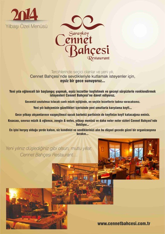 Cennet Bahçesi 2014 Yılbaşı Programı