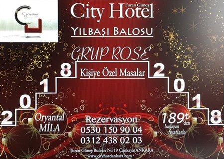 City Hotel Ankara Yılbaşı 2018