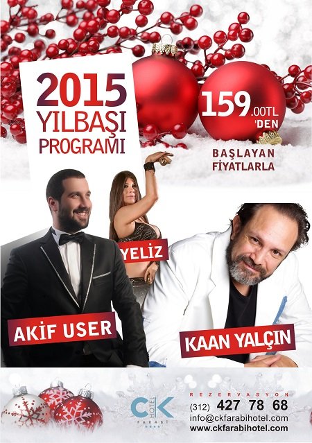 CK Farabi Otel 2015 Yılbaşı Programı