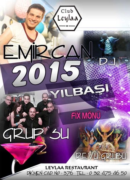 Club Leylaa 2015 Yılbaşı Programı