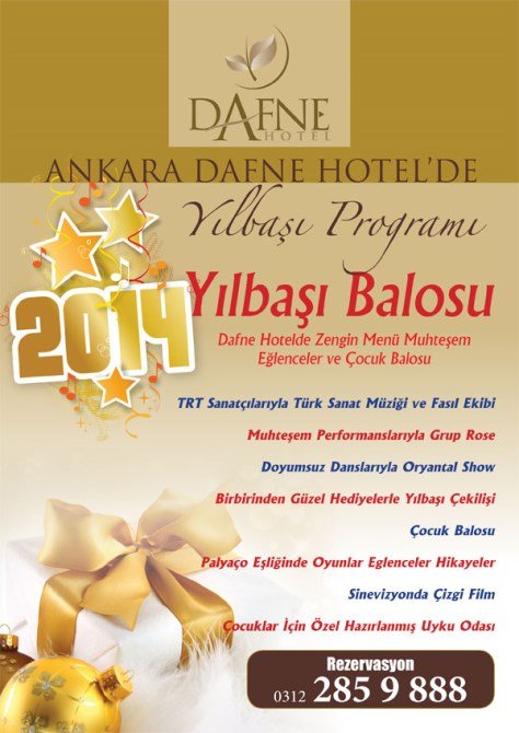Dafne Otel 2014 Yılbaşı Programı