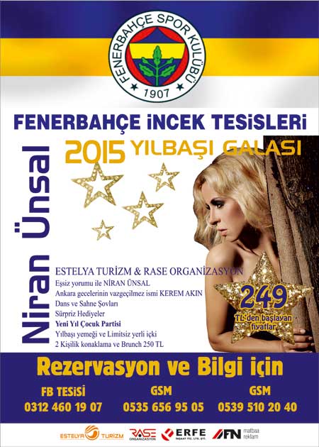 Fenerbahçe İncek Tesisleri 2015 Yılbaşı Programı