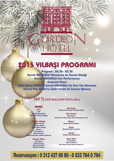 Gordion Otel 2015 Yılbaşı Programı