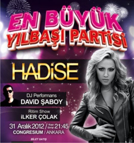 Hadise 2013 Yılbaşı Programı – Congresium