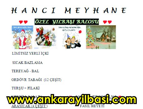 Hancı Meyhane 2011 Yılbaşı Programıa