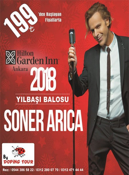 Hilton Garden Inn Yılbaşı Programı 2018 – Soner Arıca