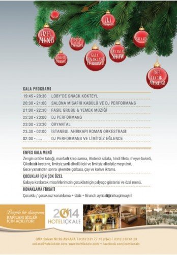 İçkale Otel 2014 Yeniyıl Programı