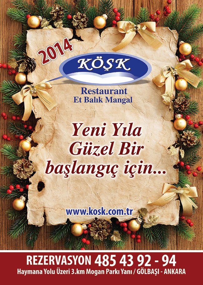 Köşk Restaurant 2014 Yılbaşı Programı