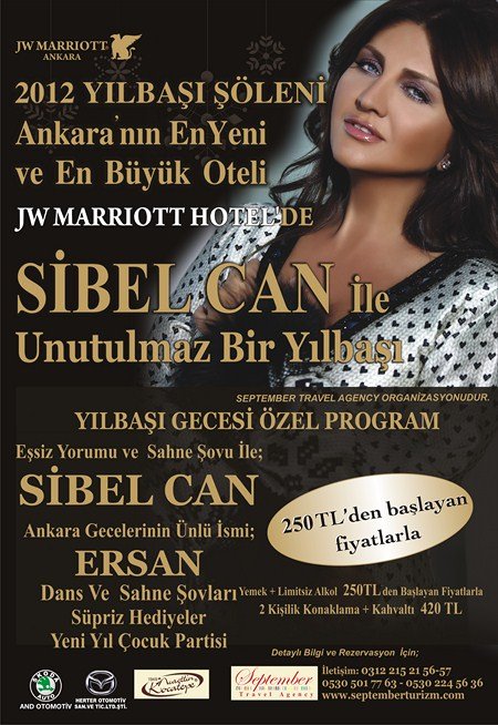 Marriott Hotel Ankara 2012 Yılbaşı Programı