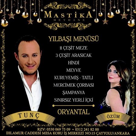 Mastika Meyhane Yılbaşı 2016