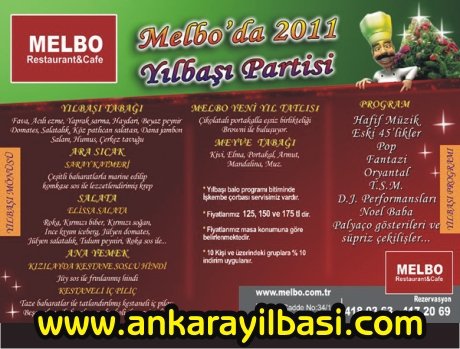 Melbo Restaurant Cafe 2011 Yılbaşı Programı