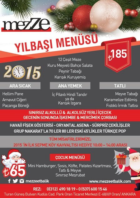 Mezze 2015 Yılbaşı Programı