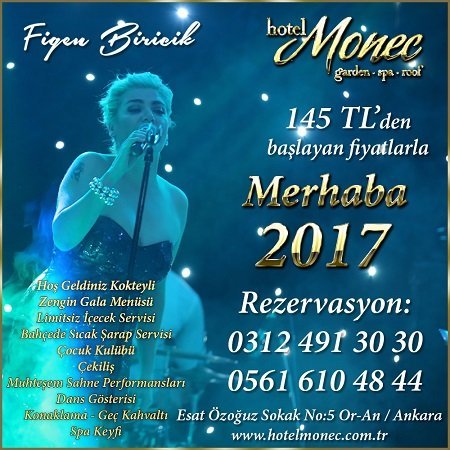 Hotel Monec Yılbaşı Programı 2017