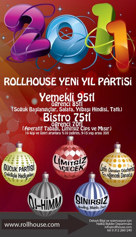 Roll House 2011 Yılbaşı Programı