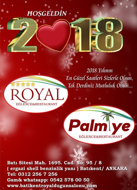 Batıkent Palmiye Restaurant Yılbaşı 2018