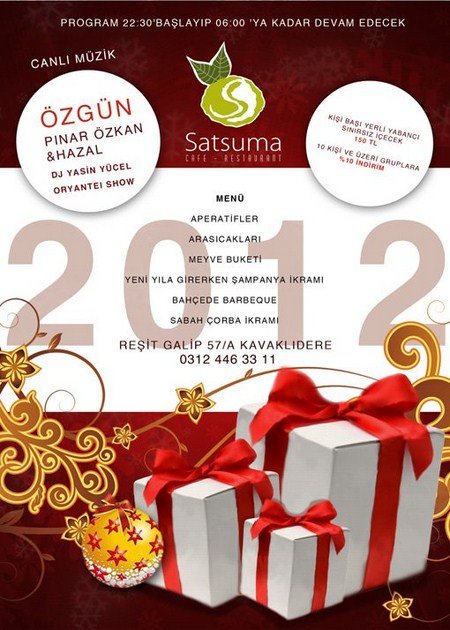 Satsuma 2012 Yılbaşı Programı