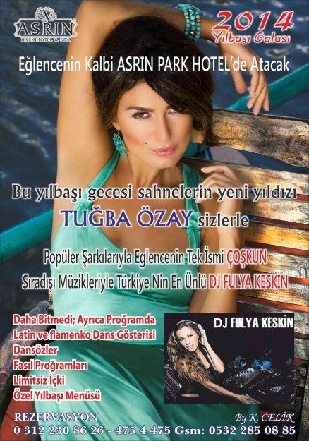 Asrın Park Otel Gala Salonu 2014 Yılbaşı Programı