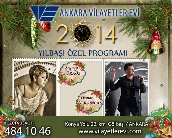 Gölbaşı Vilayetler Evi 2014 Yılbaşı Programı