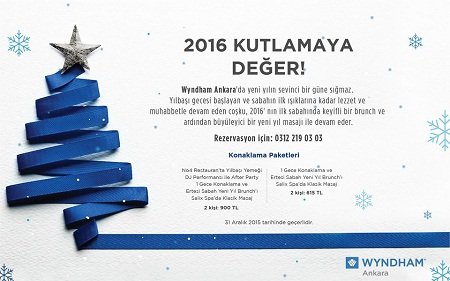 Wyndham Ankara Yılbaşı Programı 2016