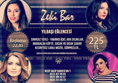 Zeki Bar Yılbaşı Programı 2016