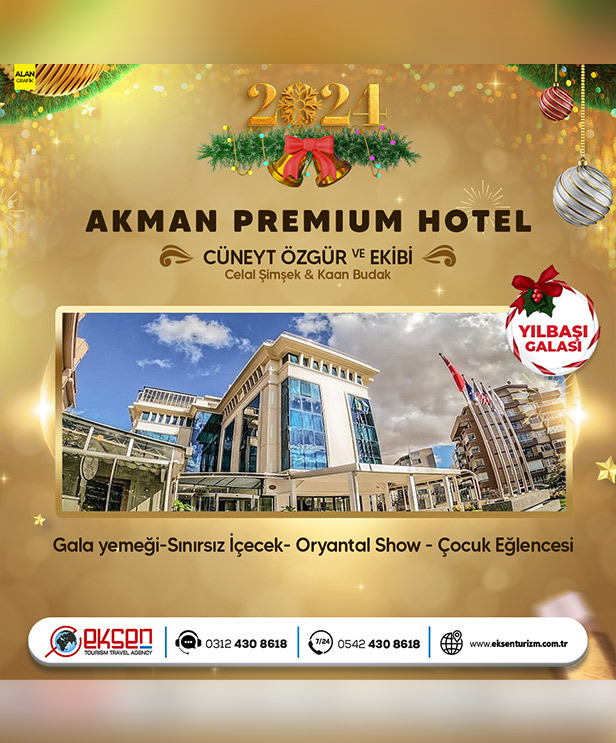 Akman Premium Hotel Ankara 2024 Yılbaşı Programı