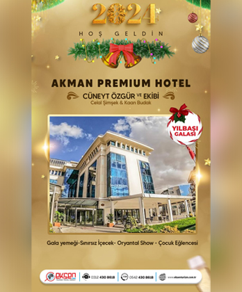 Akman Premium Hotel Yılbaşı Programı 2024