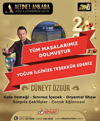 Altınel Hotel Ankara Yılbaşı Programı 2023