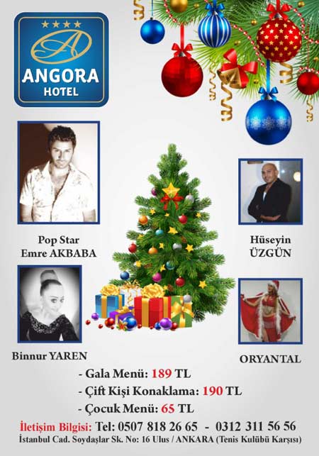 Angora Hotel Yılbaşı Programı 2019