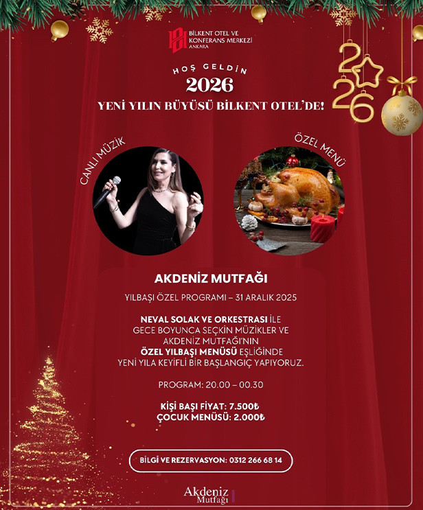 Ankara Bilkent Otel 2026 Yılbaşı
