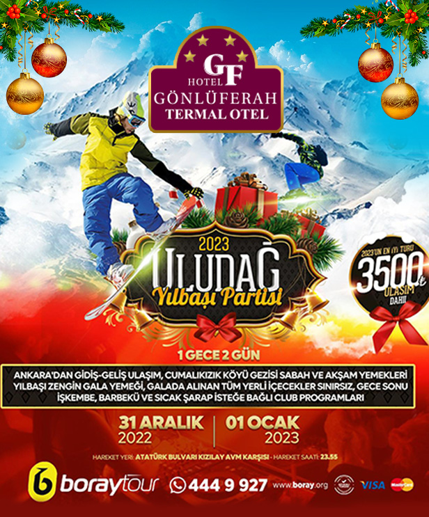 Ankara Çıkışlı Uludağ Yılbaşı Programı 2023
