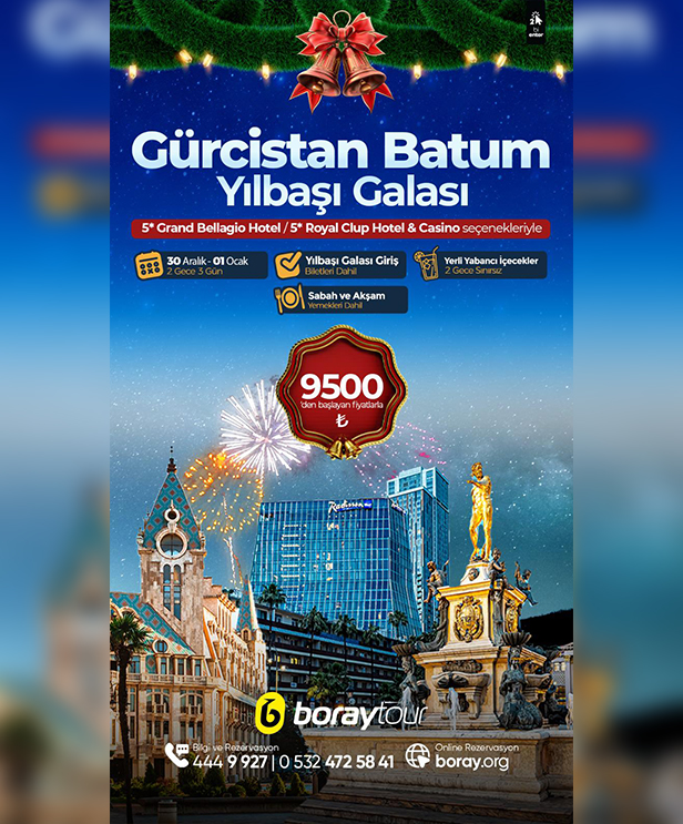 Ankara Çıkışlı Batum Yılbaşı Programı 2025