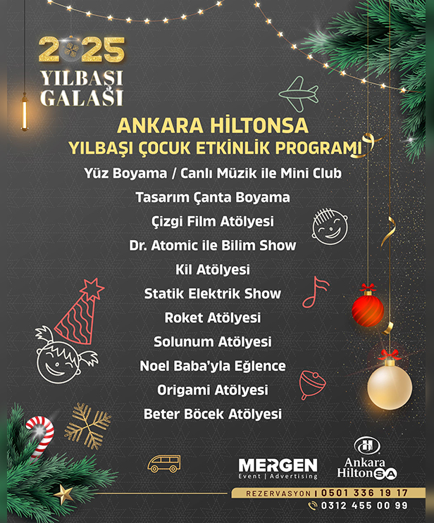 HiltonSA Ankara Yılbaşı Programı 2025