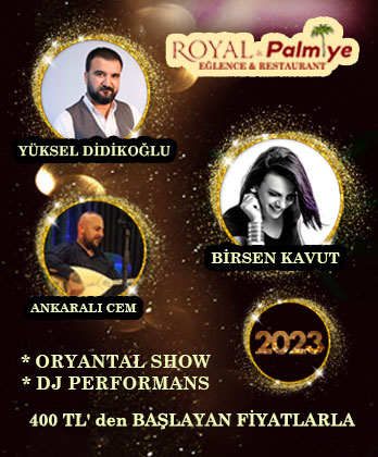 Royal & Palmiye Eğlence Restoran Batıkent Yılbaşı 2023