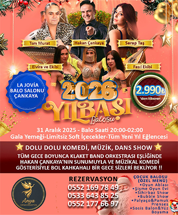 La Jovia Balo & Kokteyl Salonu 2026 Yılbaşı