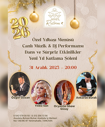 Arel Restoran 2026 Yılbaşı Programı