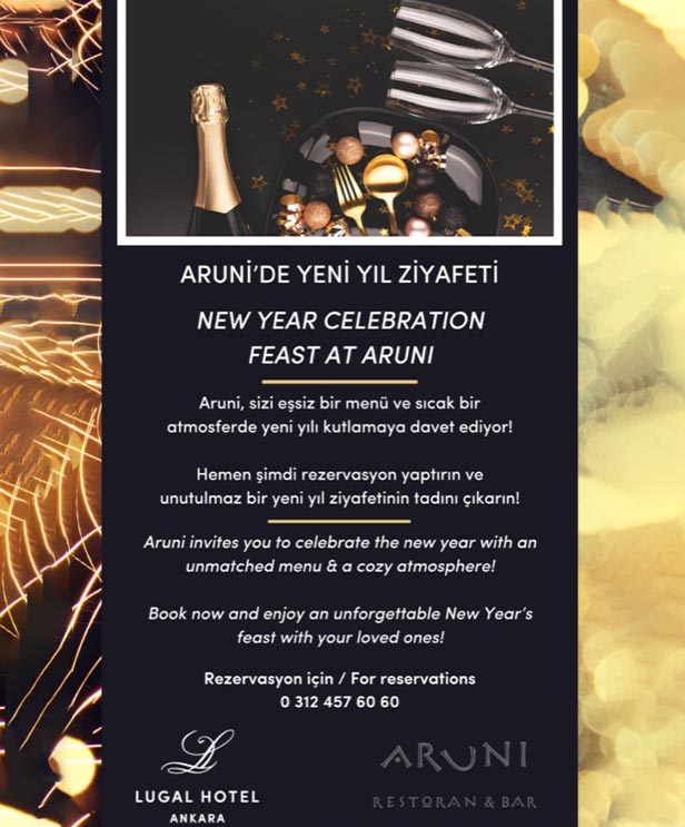 Aruni Restoran Ankara 2023 Yılbaşı 