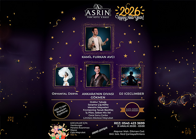 Asrın Park Hotel Ankara Yılbaşı 2026