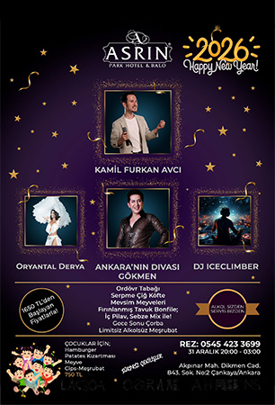 Asrın Park Hotel Ankara Yılbaşı 2026