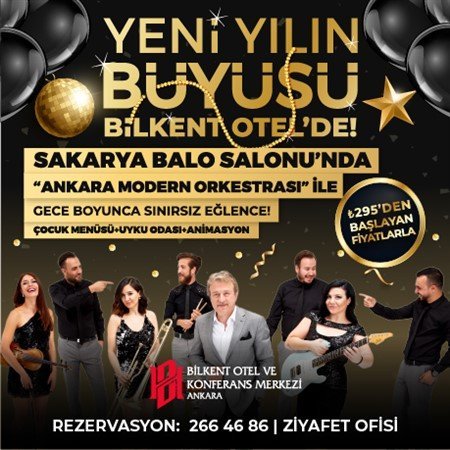 Bilkent Otel Yılbaşı Programı 2019