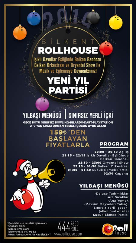 Rollhouse Bilkent Yılbaşı 2019