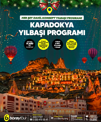 Boray Tur Kapadokya Yılbaşı Gala Programı