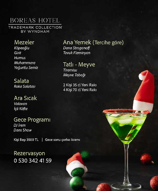 Boreas Hotel Trademark Collection By Wyndham 2025 Yılbaşı Programı