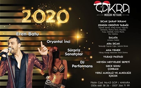 Çakra Restaurant Ankara Yılbaşı Programı 2020